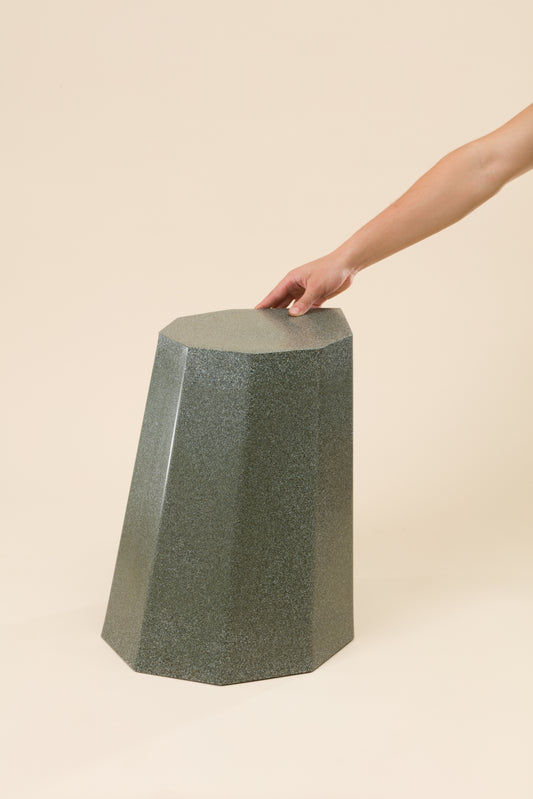 Arnold Circus Stool - Grey Marble