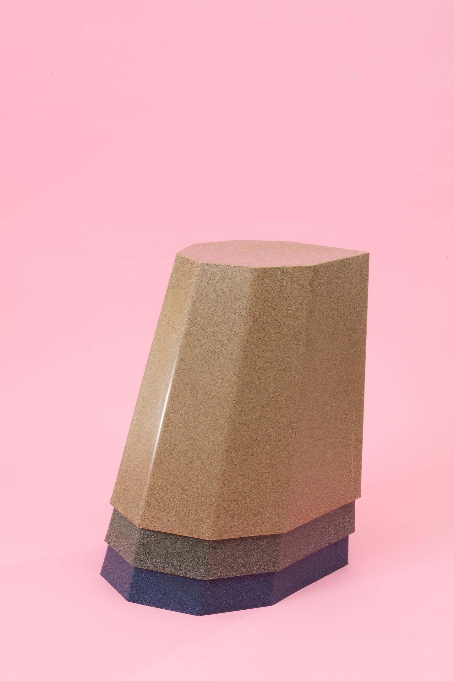 Arnold Circus Stool - Grey Marble