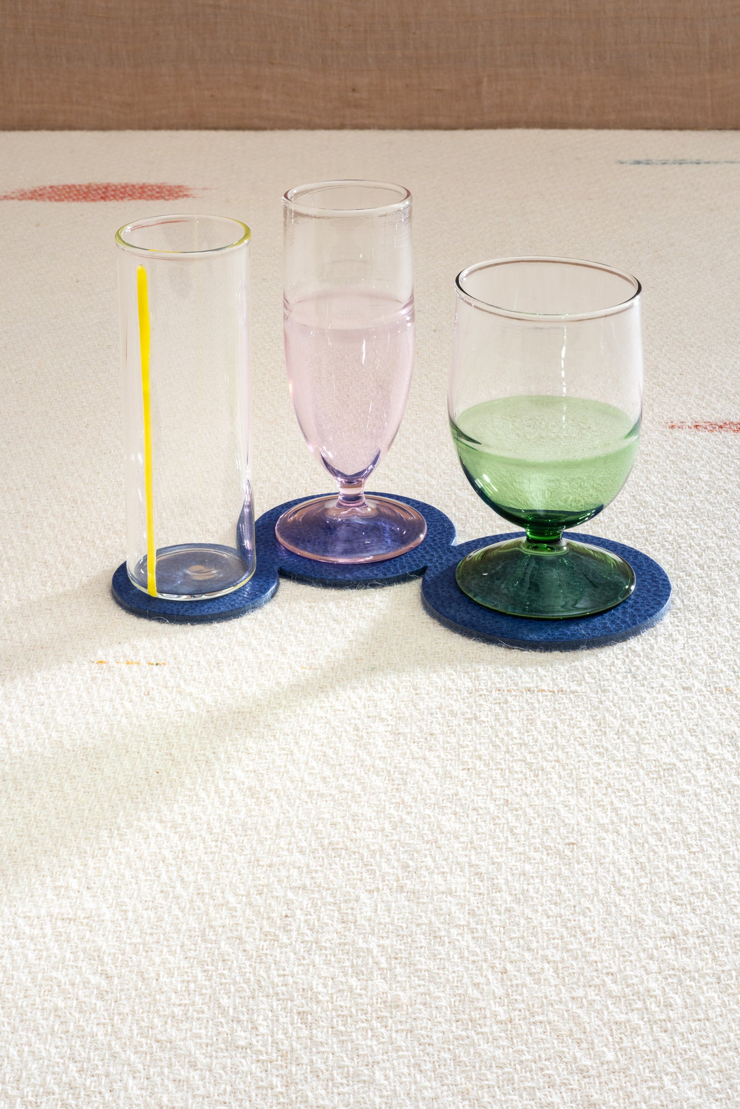 In Vino Veritas Coaster - Blue