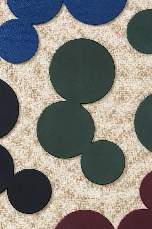 In Vino Veritas Coaster - Dark Green