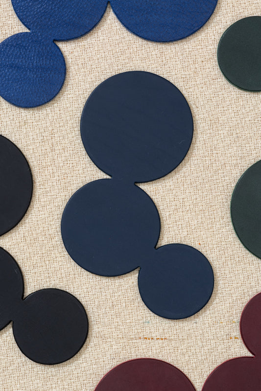 In Vino Veritas Coaster - Dark Blue