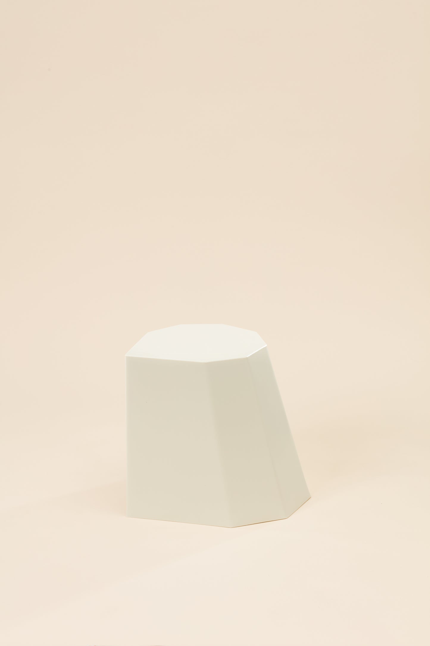 Arnoldino Stool - White Ivory